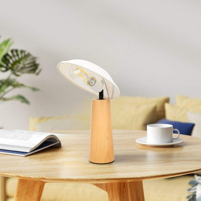 Arturesthome Wabi-sabi Wood Japandi Fabric Art Table Lamp