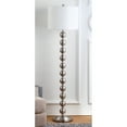 thumbnail image 2 of SAFAVIEH Reflections 58.5 in. High Stacked Ball Floor Lamp, Nickel, 2 of 6