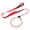 Red, variant on 6FT Slip Lead Dog Leash with Double Padded Handle, Anti-Tangle Slip Leads for Dogs, Reflective Nylon No-Pull Training Leash for Small Medium Dogs, Sky Blue