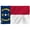 68D Polyester, variant on Anley Fly Breeze 3x5 Foot North Carolina State Polyester Flag - North Carolina NC Flags with Brass Grommets