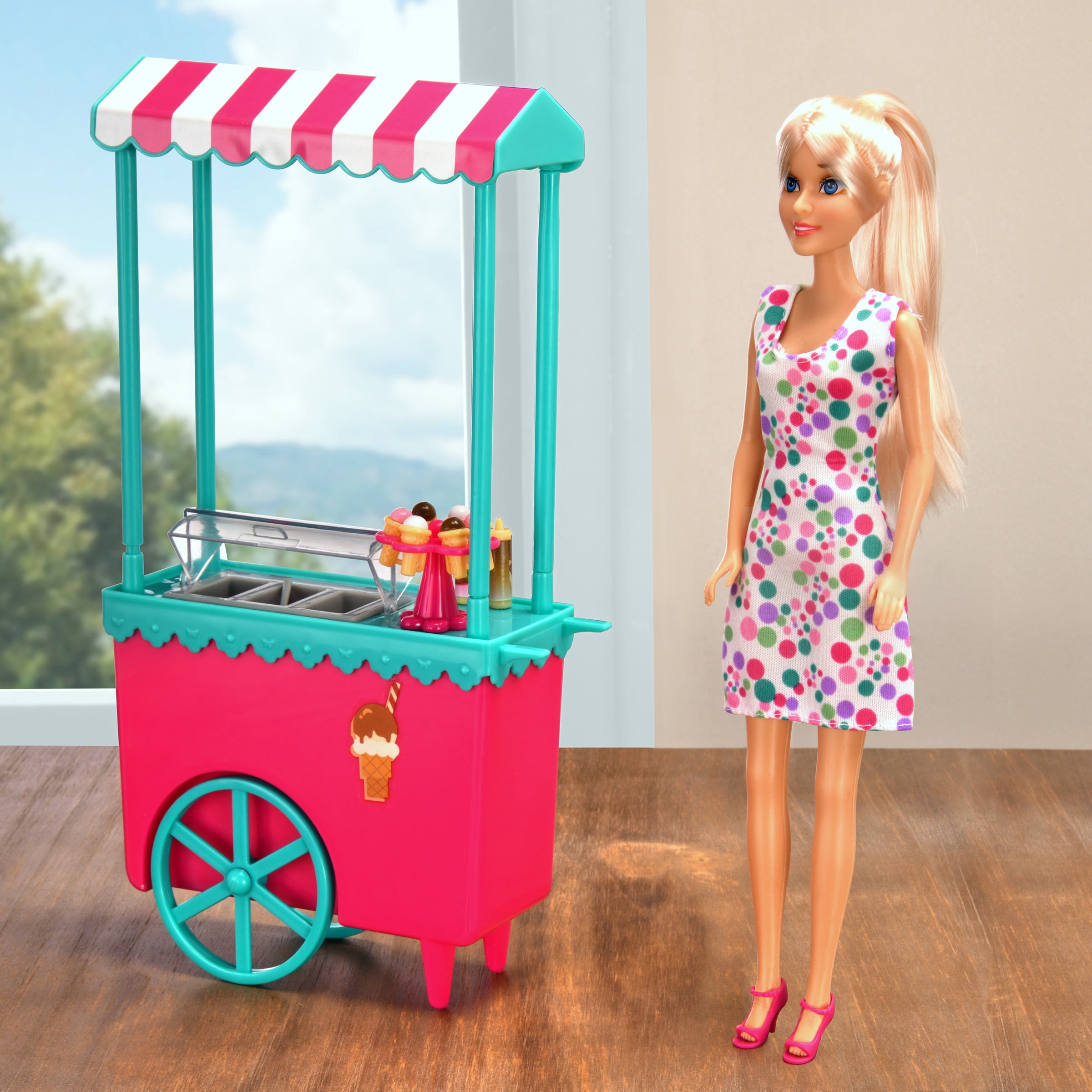 kid connection ice cream stand playset