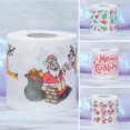 thumbnail image 1 of Rollo de papel higiénico de Navidad para el hogar, rollo de papel higiénico de baño de Papá Noel, suministros de Navidad, rollo de papel de decoración de Navidad, decoración de 10*10cm Levamdar, 1 of 5