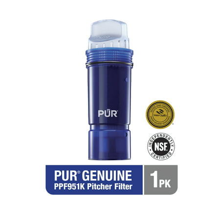 PUR Water Pitcher/Dispenser Replacement Filter with Lead Reduction, 1 Pack,