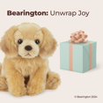 thumbnail image 5 of Bearington Goldie Plush Golden Retriever Stuffed Animal Puppy Dog, 13 inches, 5 of 6