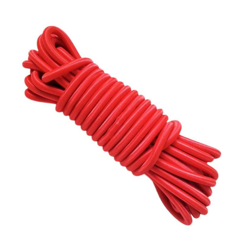 5mm Round Elastic Bungee Cord Shock Rope Tie Down Stretch for Boats Trailers 