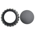 thumbnail image 3 of Mosiee Set Of 6 Non-Stick Tart Quiche Flan Pan Molds Round 4 Inch Carbon Steel Cake Baking Form With Removable Bottom Bakeware Tools, 3 of 9