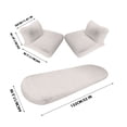 thumbnail image 5 of HOARBOEG 5 Sets Car Front Seat Cushion Soft Warm Faux Rabbit Winter Auto Seat Cover Plush Vehicle Seat Protector Pad With Non-Slip Backing Car Accessories, 5 of 5