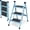 3 Step - Blue - Standard, variant on 3 Step Ladder, Folding Step Stool for Adults, Lightweight  Step Ladder, Portable 330 LBS Capacity Ladders for  Kitchen Library Office, Small Step Stools with Anti-Slip Wide Pedals