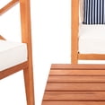 thumbnail image 4 of Safavieh Nunzio Adult 1 Wood Outdoor Dining Sets with Pillows, Natural/Beige, 4 of 7