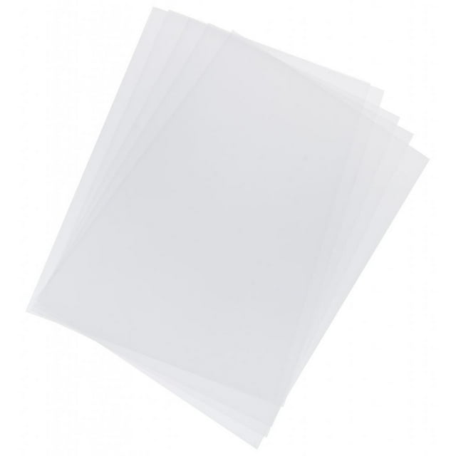 5 Hojas de Adorno Retráctil, Hojas de Plástico Termorretráctiles, Papel de Impresión Retráctil para Joyería, Suministros para Manualidades , claro 0,15 mm claro 0.15mm perfecl Hojas termocontraíbles