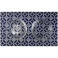 thumbnail image 6 of Drymate Pet Bowl Placemat, Dog & Cat Food Feeding Mat - Absorbent Fabric, Waterproof Backing, Slip-Resistant - Machine Washable/Durable (12” x 20”) (Indigo Blue)), 6 of 6