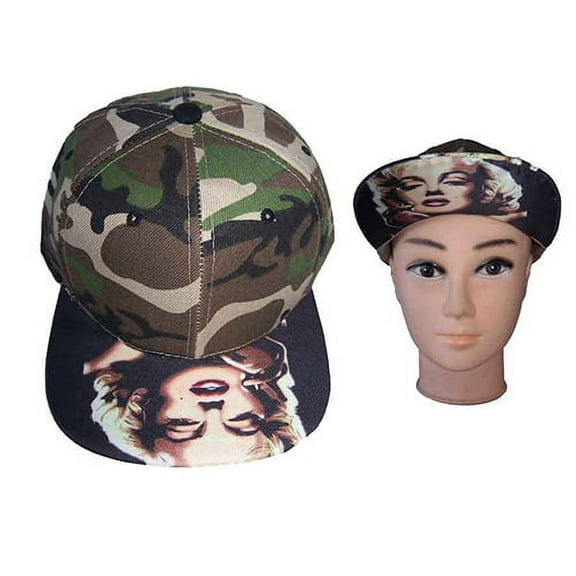 Marilyn Monroe Baseball Caps Hats Flat Brim Snap Back - FREE  USA  Shipping--  (WomCap59 )