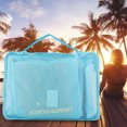 thumbnail image 3 of Bolsa de almacenamiento Zhivalor 6pcs organizador de equipaje color azul, 3 of 8