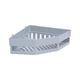 thumbnail image 4 of Organizador de esquina de ducha triangular, organizador de baño, resistente al óxido, sin perforaciones, para ducha Gris, 4 of 9