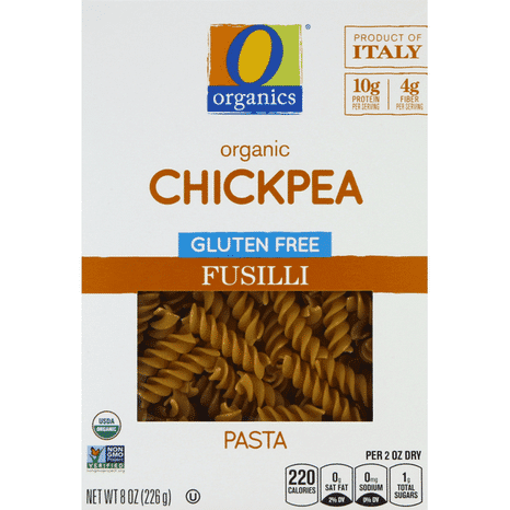 O O Organic Gluten-Free Chickpea Fusilli Pasta