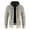 Beige-A, variant on IYTR Men's Winter Warm Thickened Knitted Sweater Coat Slim Checkered Long Sleeve Hooded Cardigan Outwear with Pockets Dark Gray L