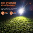 thumbnail image 3 of Mini Flashlight LED Keychain Flashlight Rechargeable Pocket Light Waterproof with 5-Level Brightness 4-Color Light Source, 3 of 8