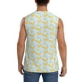 thumbnail image 4 of Bingfone Roosters Pattern Men's Tank Tops Workout Sleeveless Tee Shirts Running Beach Tanks for Men-3X-Large, 4 of 8