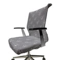 thumbnail image 6 of Ambesonne Vintage Cherry Office Chair Cover Stretchable High Back, Fruits with Dots Art, Purpleblue Pale Eggshell, 6 of 6