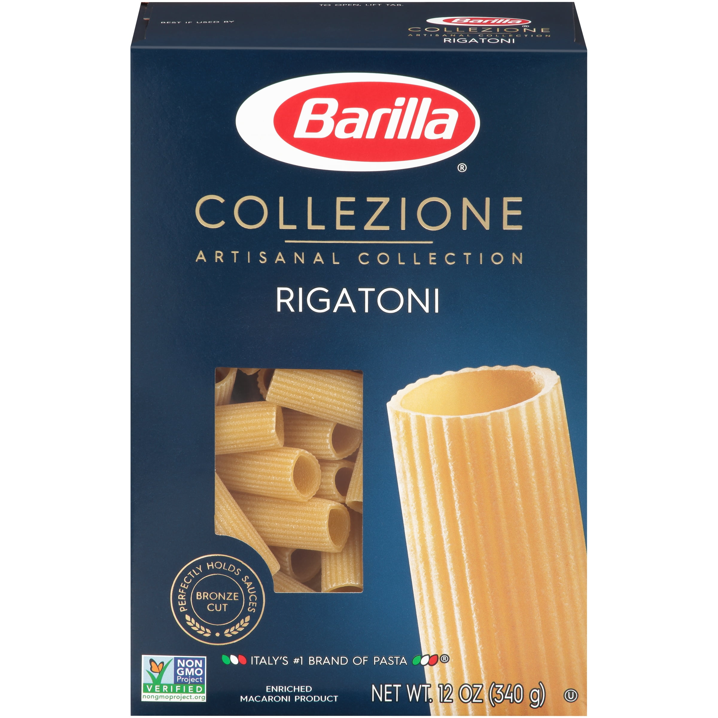 Barilla® Collezione Artisanal Selection Pasta Rigatoni 12 oz - Walmart.com