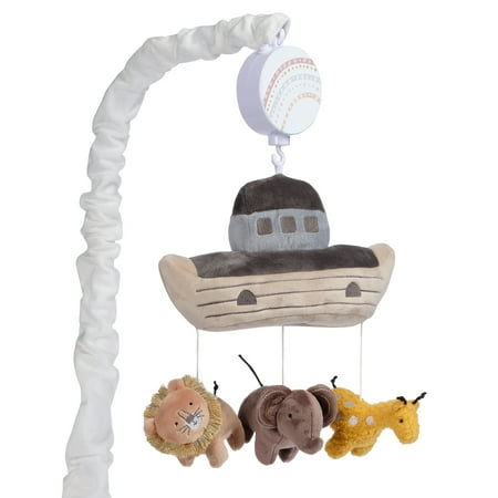 UPC: 0084122014824 | Lambs & Ivy Baby Noah Ark with Animals Musical Baby Crib Mobile Soother Toy