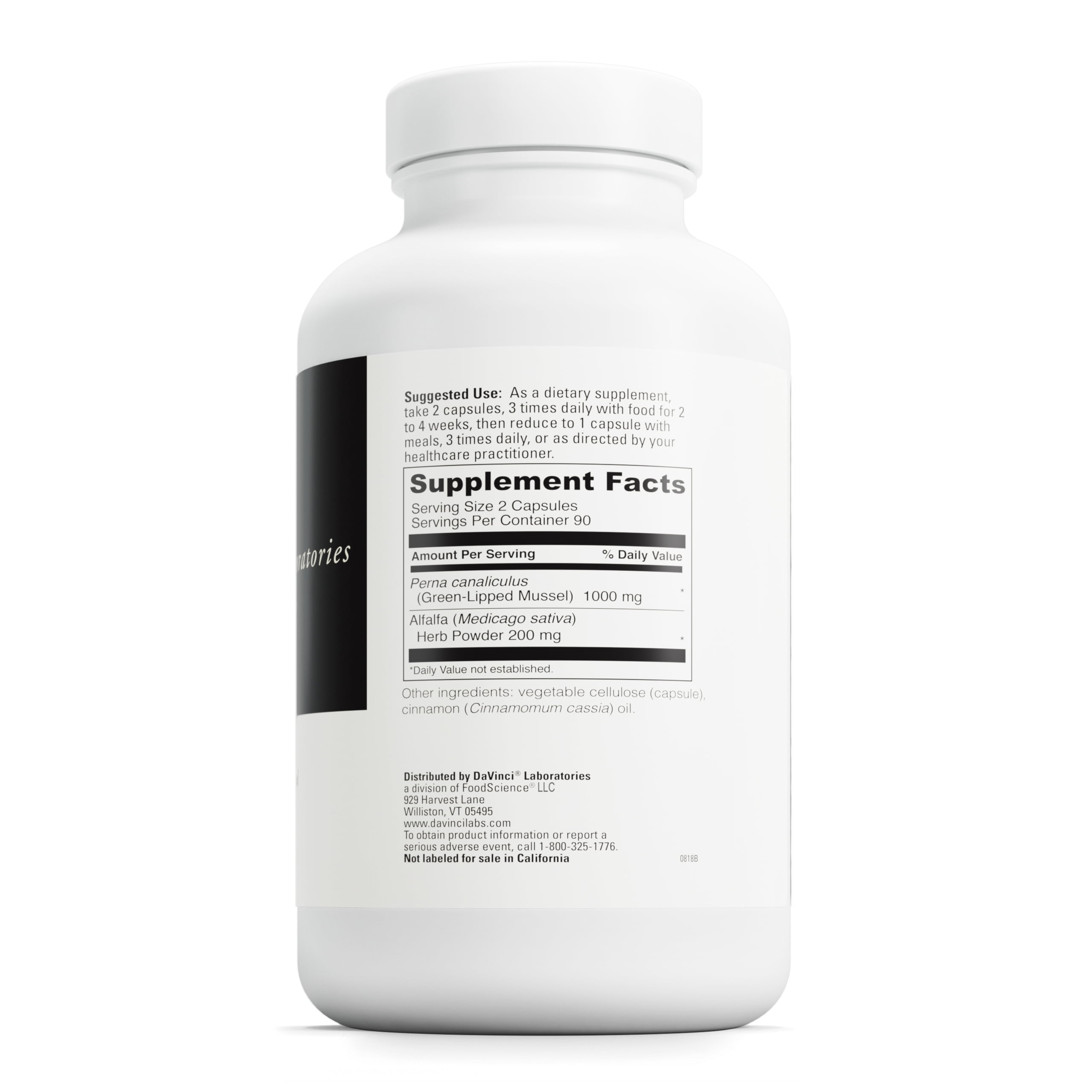 DaVinci Labs Perna - Support Joint Health & Collagen Production* - 180 Capsules