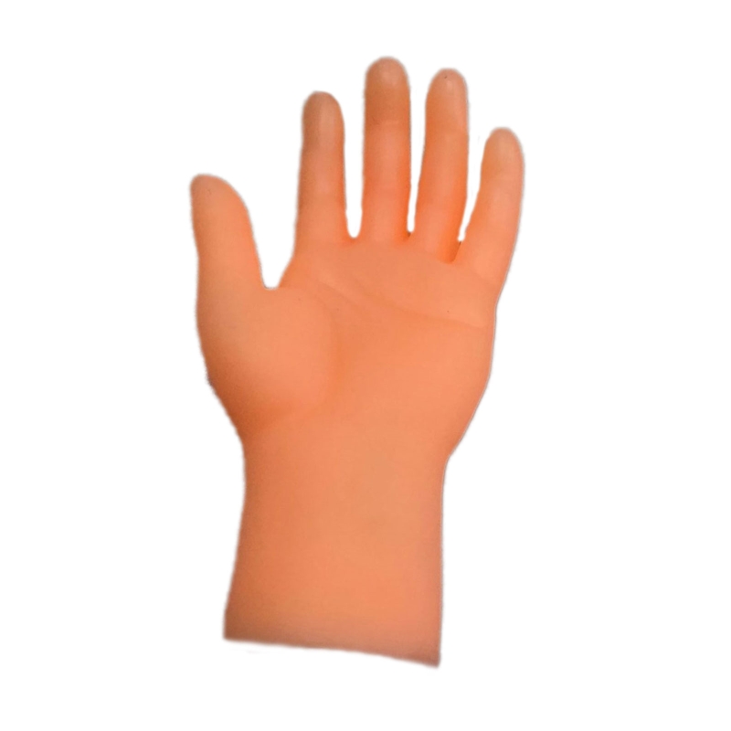 YEUHTLL Human Fake Hand Cat Interactive Toys Portable Tiny Hands Flat Hand Style Durable