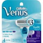Gillette Venus Razor Cartridges, 4 count