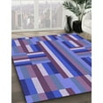 thumbnail image 2 of Ahgly Company Indoor Round Patterned Purple Amethyst Purple Area Rugs, 3' Round, 2 of 6