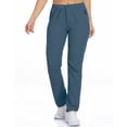 thumbnail image 1 of Pantalones de viaje de golf CNBQDD, ligeros, de secado rápido, para mujer, color azul marino, 1 of 6