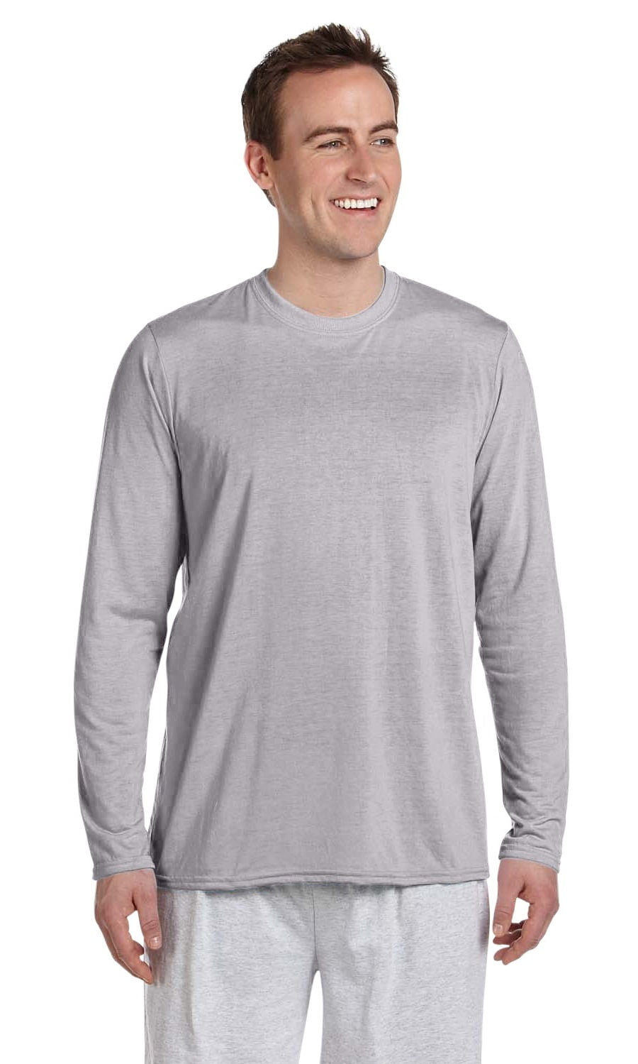 Gildan - The Gildan Adult Performance 5 oz Long Sleeve T-Shirt - SPORT ...