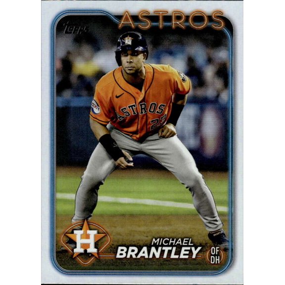 2024 TOPPS RAINBOW FOIL #381 MICHAEL BRANTLEY HOUSTON ASTROS