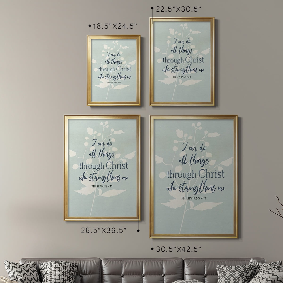 I Can Do All Things Premium Classic Framed Print - Ready to Hang