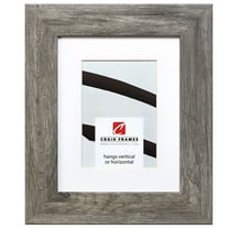 Craig Frames 74030 18x24 inch Faux Gray Barnwood Picture Frame Matted for a 12x18 Photo