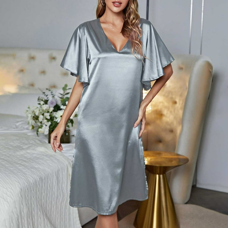 Walmart top silk nightgown