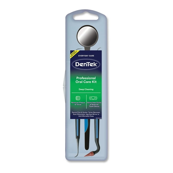 (4pack) DenTek Professional Oral Care Kit, Advanced Clean, 5 Tools