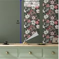 thumbnail image 5 of Ambesonne Floral Peel & Stick Wallpaper for Home, Historic Flowers Branches, 13"x36", Olive Green and Pastel Pink, 5 of 5