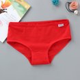 thumbnail image 3 of Bigersell Ladies Underwear Panties Cotton Clearance Period Underwear Women Briefs Panty Style P-1150 Polyester Cheeky Panties G String Thongs Ladies Briefs High Waist Women's Panties Red One Size, 3 of 3