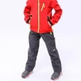 thumbnail image 2 of Ruyang Kids Fleece Lined Hiking Snow Ski Pants Boys Waterproof Winter Warm Outdoor Active Pants with Zippered and Pocket, 2 of 9