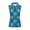 Sea Turtle Wave Print, variant on Whosucclay Equestrian Horse Riding Print Golf Tank for Women, Breathable Women's Golf Shirts With Collar Casual Golf Shirt for Women