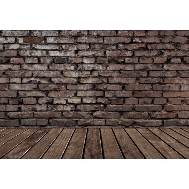ABPHQTO 150x220 cm Fondo de pared de ladrillo envejecido Fondo de sesión de fotos de piso de madera vieja Nostalgia Accesorios de estudio de fotografía vintage Retrato artístico para adultos Vide