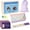 Purple, variant on 1.4" Floating Pool Mahjong Set, 160 Pieces American Waterproof Floating Mahjong Tiles, Includes All Accessories, Portable Outdoor Game for Beach Pool Party & Summer Holiday