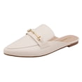 thumbnail image 1 of Zapatos DREAM PAIRS DML212 Mules Blancos para Mujer sin Cordones, 1 of 7