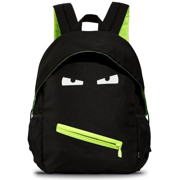 ZIPIT Grillz Backpack for Boys, Cute Book Bag for Kids Elementary School & Preschool (Black)