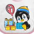 thumbnail image 4 of Inktastic Penguin 1st Birthday Boys or Girls Baby Bib, 4 of 4