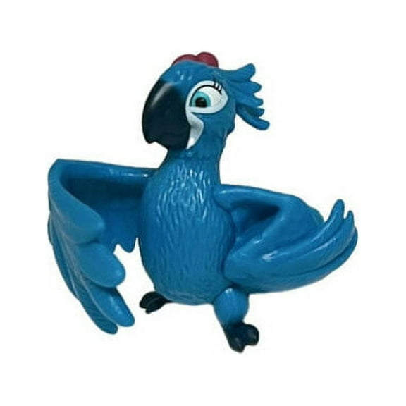 Jewel Perla Bird 2” Pvc Cake Topper Figure Figurine Rio Blue Bird Rare Gift New