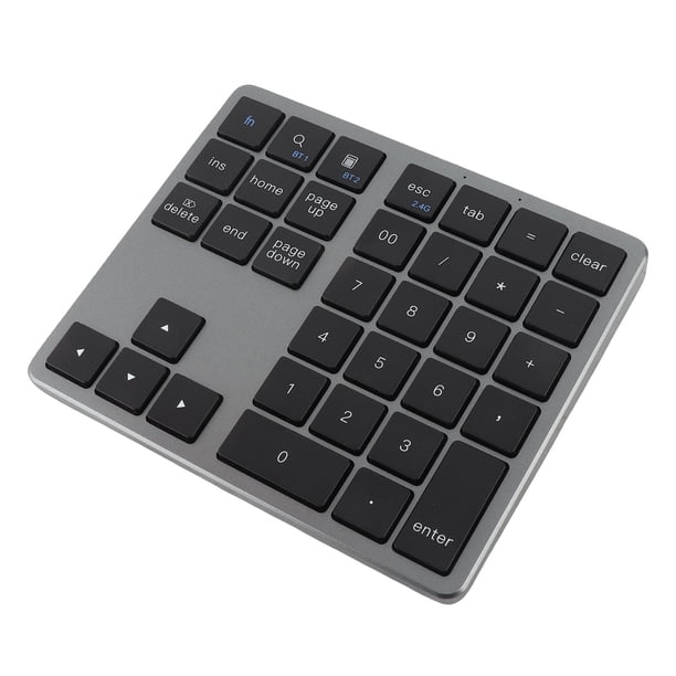 Teclado 2.4G De 35 Teclas Teclado USB Para Computadora Portátil, Teclado Numérico Inalámbrico Portátil, Teclado Numérico Inalámbrico De 35 Teclas, Extensiones De Teclado