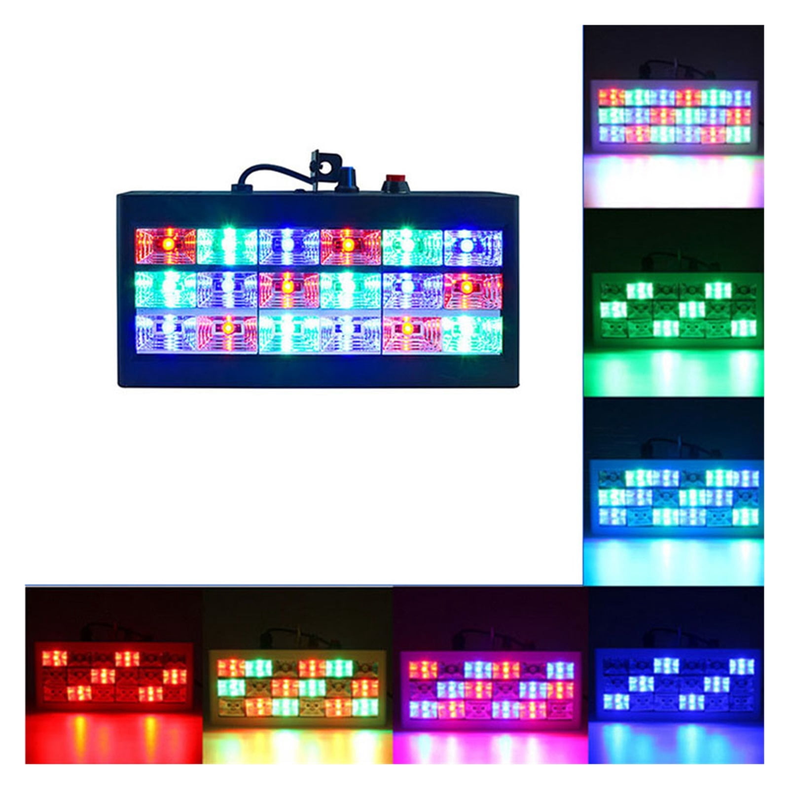 18 Color Strobe Lights Wedding And Birthday Voice Control Lights KTV Bars Dance Halls Flashing Lights LED Mini Stage Lights ,Easy to Install