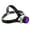 Purple, variant on Cheers.US LED Light Headlamp Lumens for Hunting Camping Hiking Fishing Working Multifunction Ultraviolet Flashlight Light Banknote Detector UV Head Lamp