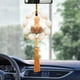 thumbnail image 4 of Colgante de espejo retrovisor para coche con estatua de Buda, regalo decorativo para el interior del coche Amarillo, 4 of 9